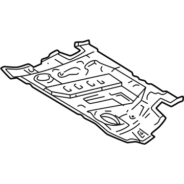 Lexus 58211-48901 Pan, Center Floor