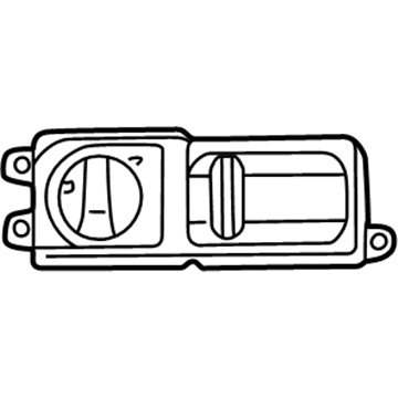 Mopar 4760154AH Switch-HEADLAMP And Fog Lamp