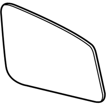 BMW 51-16-7-377-979 Mirror Glass, Heated, Plane, Left