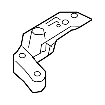 Nissan 11237-1HS3A Engine Mounting, Passenger Side