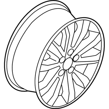 Ford BT4Z-1007-C Wheel, Alloy