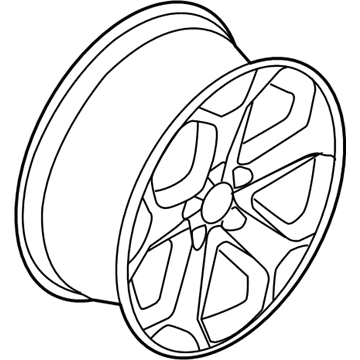 Ford BT4Z-1007-B Wheel, Alloy