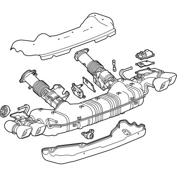 GM 84896571 Muffler & Pipe