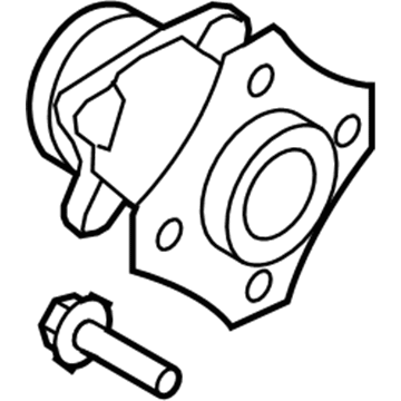 Nissan 43202-1YP1A Hub Assy-Rear