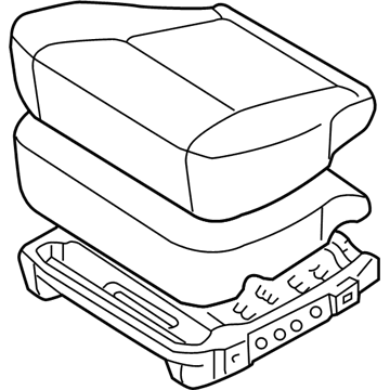 Toyota 71410-04440-E0 Cushion Assembly