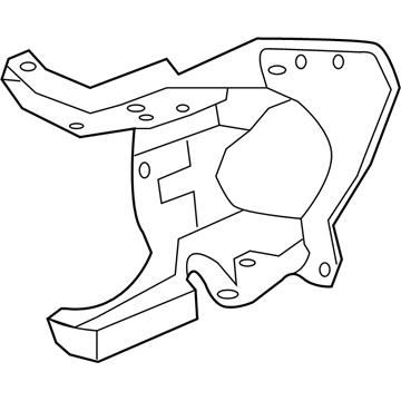 Hyundai 92231-2S000 Bracket Assembly-Front Fog Lamp, LH