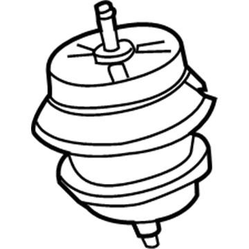 Nissan 11220-4GA0A Engine Mounting Insulator, Front