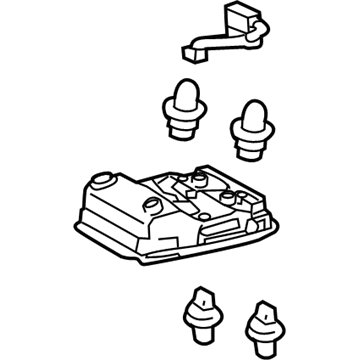 Lexus 81260-75050-A0 Lamp Assy, Map