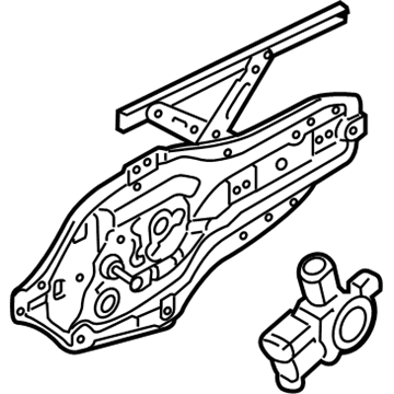 Kia 824021M010 Module Panel & Regulator Assembly