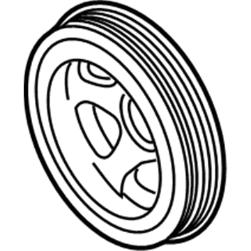 Nissan 12303-EZ40A Pulley-Crankshaft