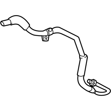 Lexus 44406-53070 Power Steering Return Tube Sub-Assembly, No.2