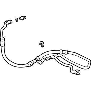 Lexus 44411-53030 Power Steering Pressure Feed Hose