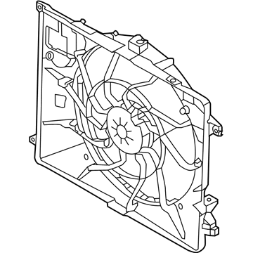 Hyundai 25350-B1280 SHROUD-Radiator