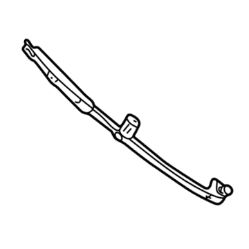 Acura 72270-S3V-A02 Sash, Left Front Door (Lower) (Front )