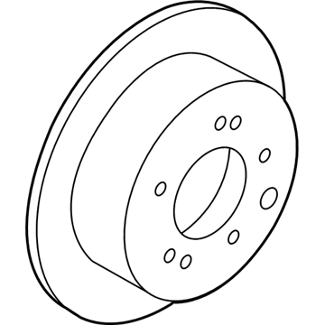 Hyundai 58411-3Y300 Disc-Rear Brake