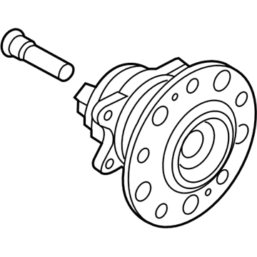 Kia 527103X000 Rear Wheel Hub Assembly