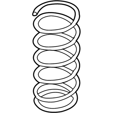 Nissan 55020-6GA0A Spring-Rear Suspension