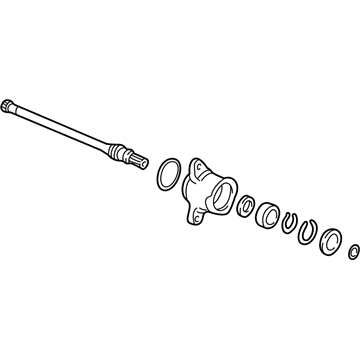 Acura 44500-SP0-000 Shaft Assembly, Half