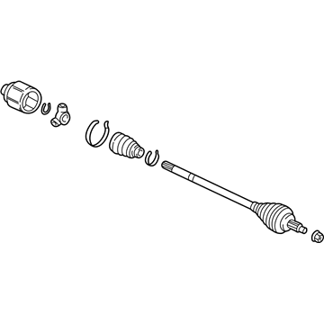 Acura 44011-SZ3-A50 Driveshaft Set, Driver Side