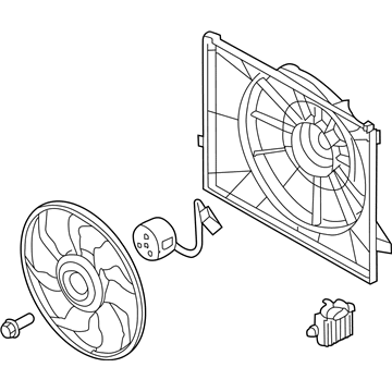 Kia 253804R280 Blower Assembly-Radiator