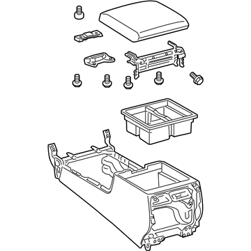 Toyota 88520-60860-C2 Console Assembly