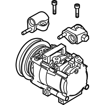 Kia 9770139881RU Reman Compressor Assembly