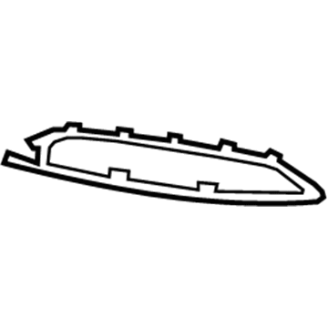 Hyundai 86563-B1000-PCR Cr Piece Assembly-Bumper Grille, LH