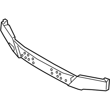 Hyundai 86520-B1100 Absorber-Front Bumper Energy