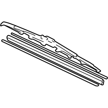 Honda 76620-S84-A01 Blade, Windshield Wiper (600MM)