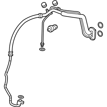 Acura 80311-TZ5-A03 Hose Assembly, Suction