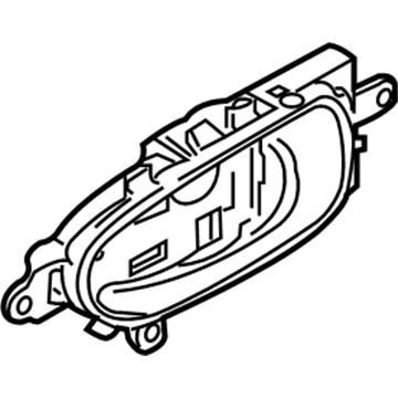 Infiniti 80671-1LA2A HANDLE ASSY-DOOR INSIDE, LH