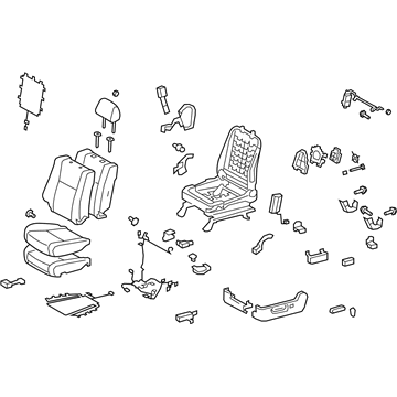 Toyota 71200-0CB40-E0 Seat Assembly