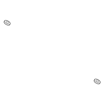 Acura 50261-TZ5-A01 Rubber, Front (Upper)