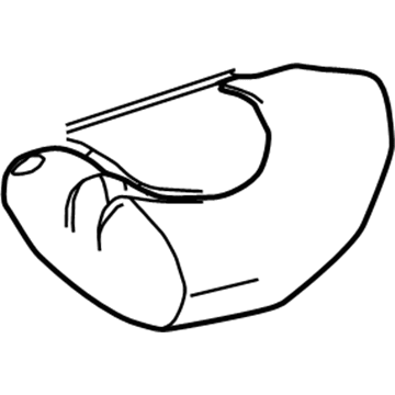 GM 12473877 Pad, Passenger Seat Cushion