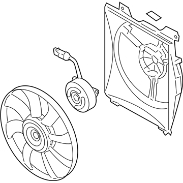 Hyundai 97730-1E000 Blower Assembly-Conderser