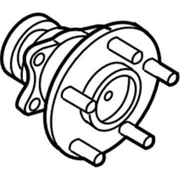 Hyundai 52730-2G400 Rear Wheel Hub And Bearing Assembly