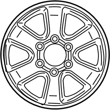 Toyota 42611-35302 Wheel, Alloy