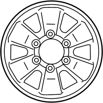 Toyota 42611-35261 Wheel, Alloy