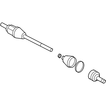 Ford 5M6Z-3A427-AB Axle Assembly