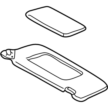 Lexus 74320-24181-A0 Visor Assy, LH