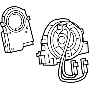 Lexus 84307-78010 Spiral Cable Sub-Assembly With Sensor