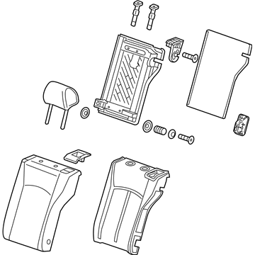 GM 42733952 Seat Back Assembly