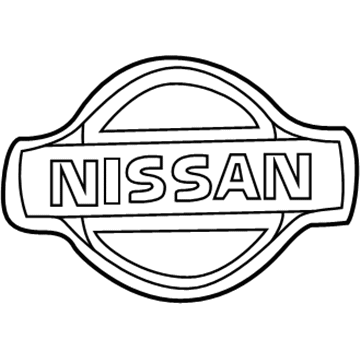 Nissan 62890-2W100 Front Emblem