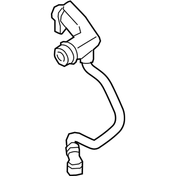 BMW 17-12-7-507-147 Line Coolant Pump Heat Exchanger