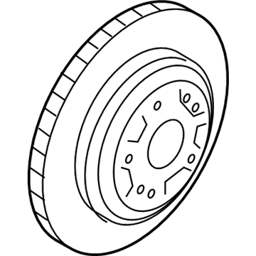 Kia 58411J5000 Disc Assembly-Rear Brake