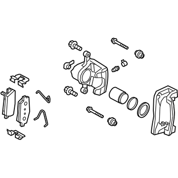 Kia 58210J5000 Rear Wheel Brake Assembly