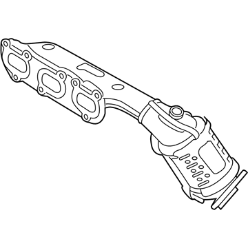 Hyundai 28510-3CKB0 Exhaust Manifold Catalytic Assembly, Right