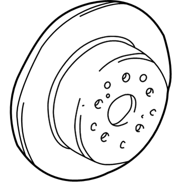 Lexus 42431-53011 Disc,Rear