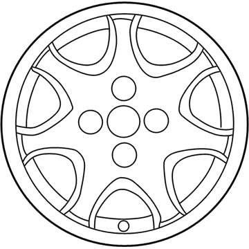 Hyundai 52910-38401 15 Inch Wheel Scratches