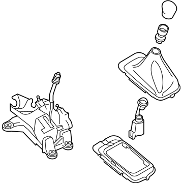 Ford D2BZ-7210-D Gear Shift Assembly